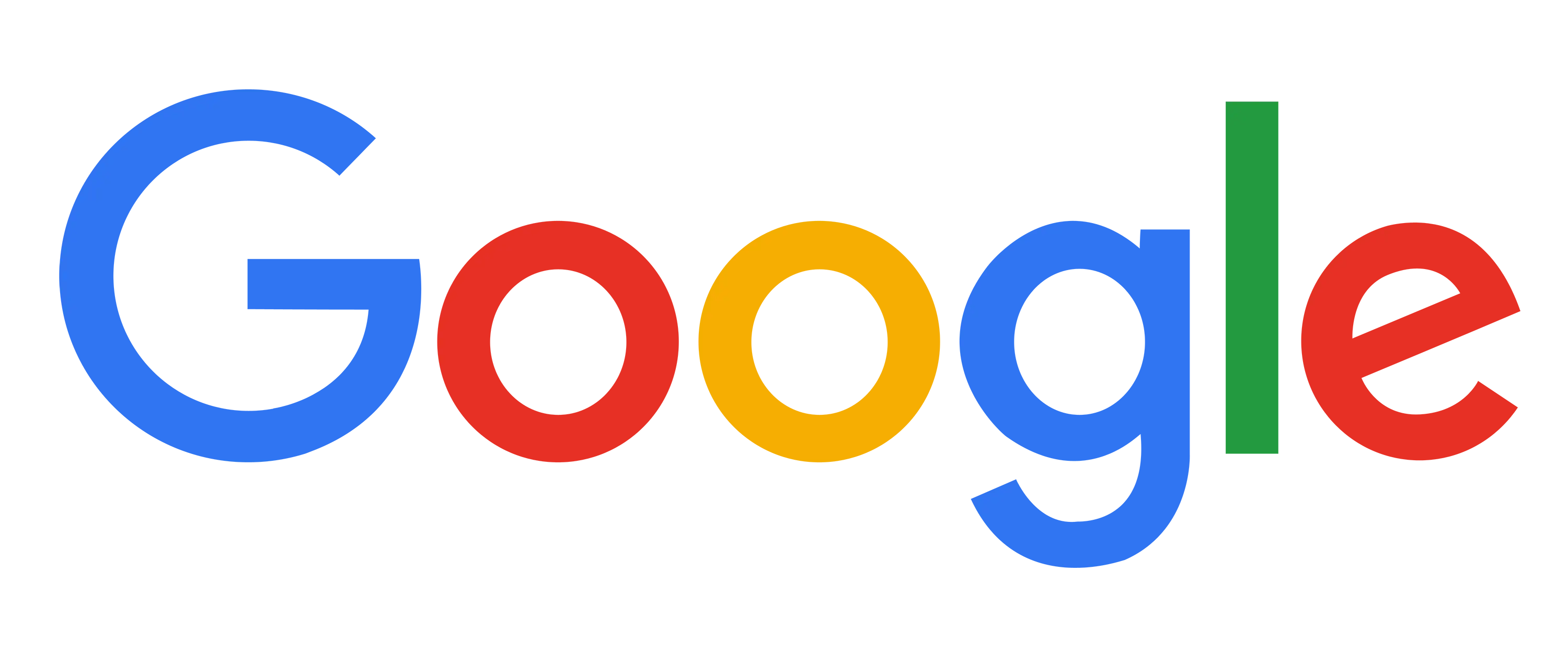 The Google logo featuring the company name in blue, red, yellow, blue, green, and red letters.