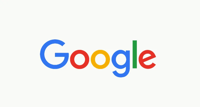 The Google logo featuring the word "Google" in blue, red, yellow, blue, green, and red letters on a light gray background.